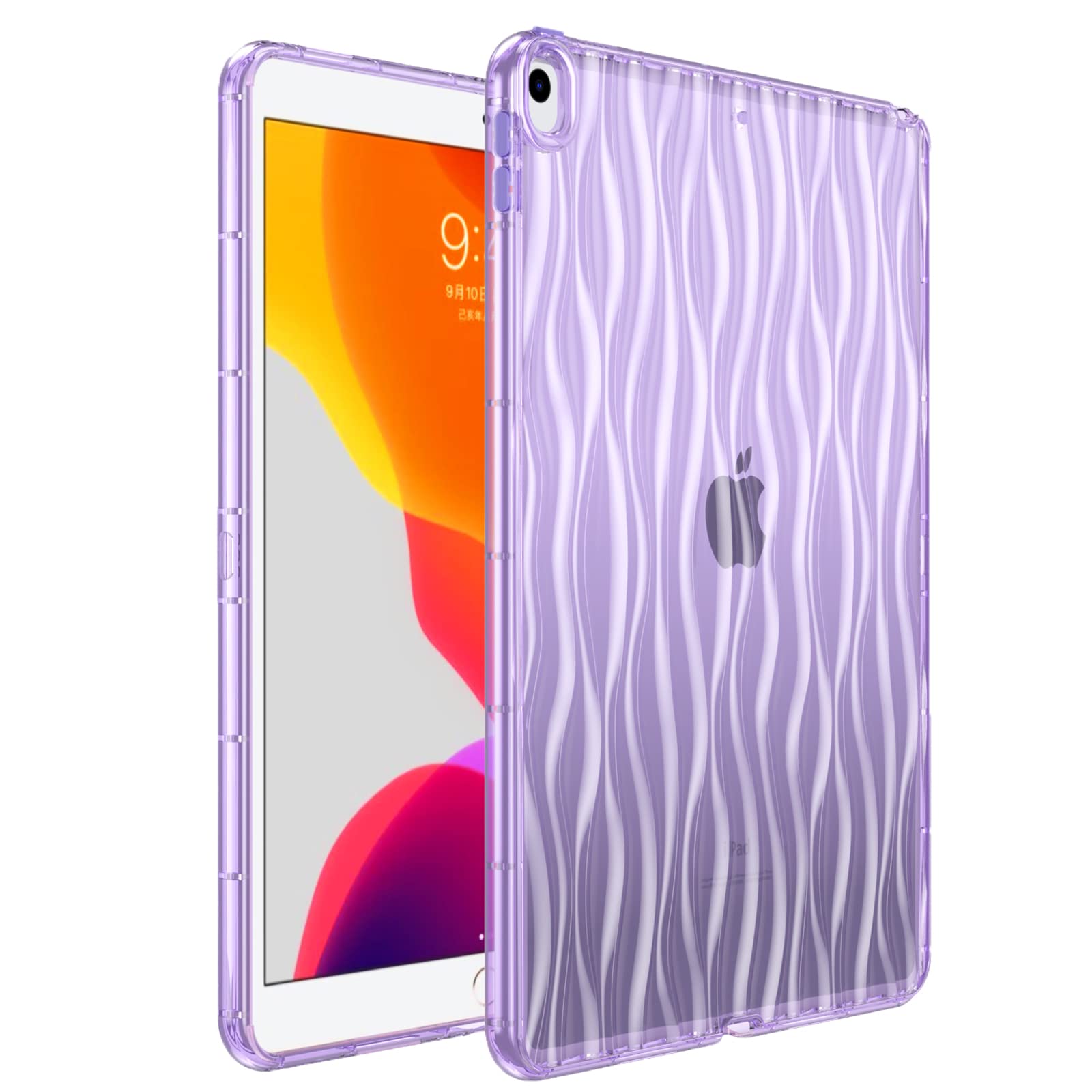 Dteck for iPad Pro 2017 & iPad Air (3rd Gen) Case, 10.5" TPU Back Cover with Translucent Back, Soft Silicone Lightweight Tablet Case for iPad 10.5-