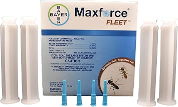 Envu Formerly Bayer - Maxforce Fleet 4 Tips, 4 plungers, 4 reservoirs