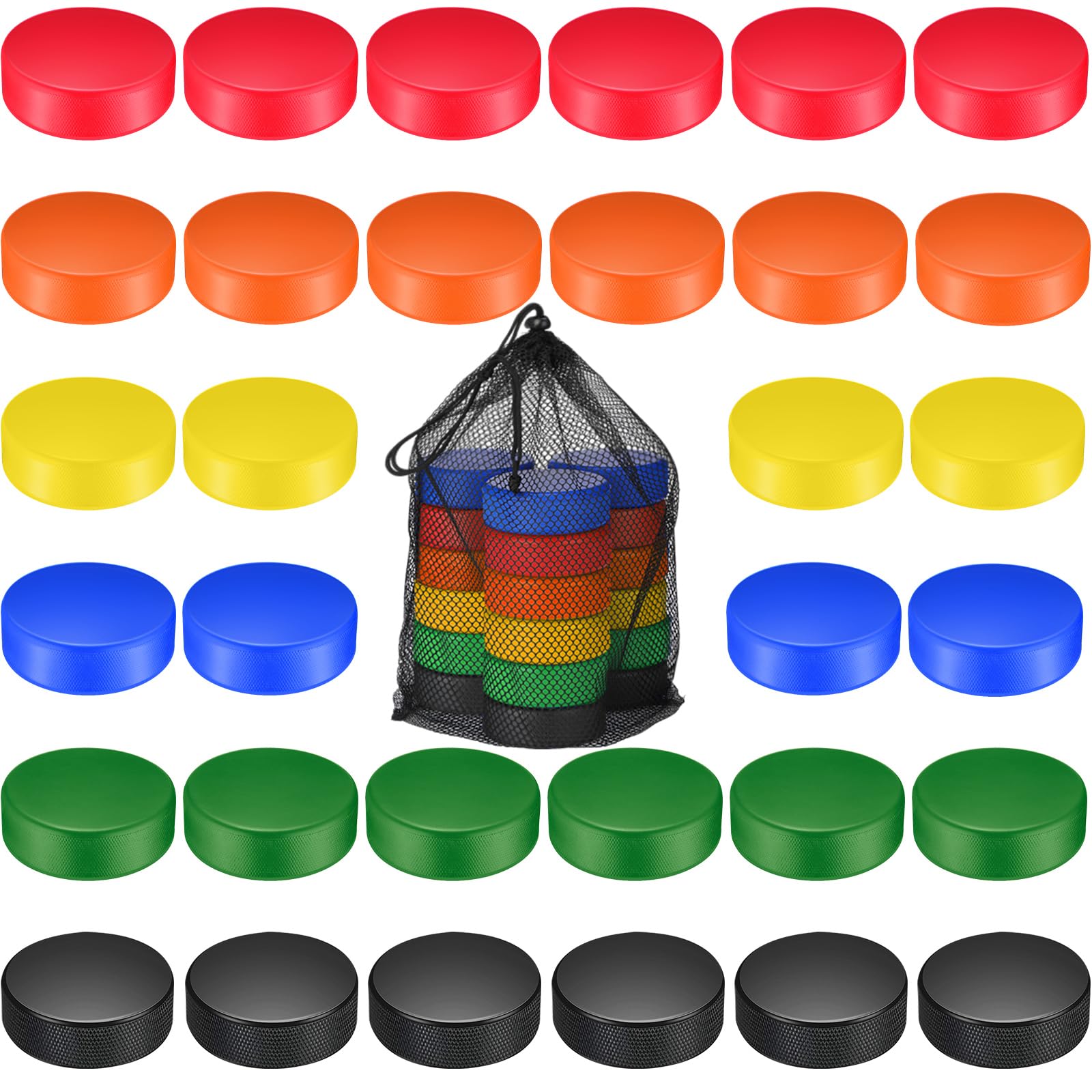 Wettarn Foam Ice Hockey Pucks Indoor Knee Hockey Pucks