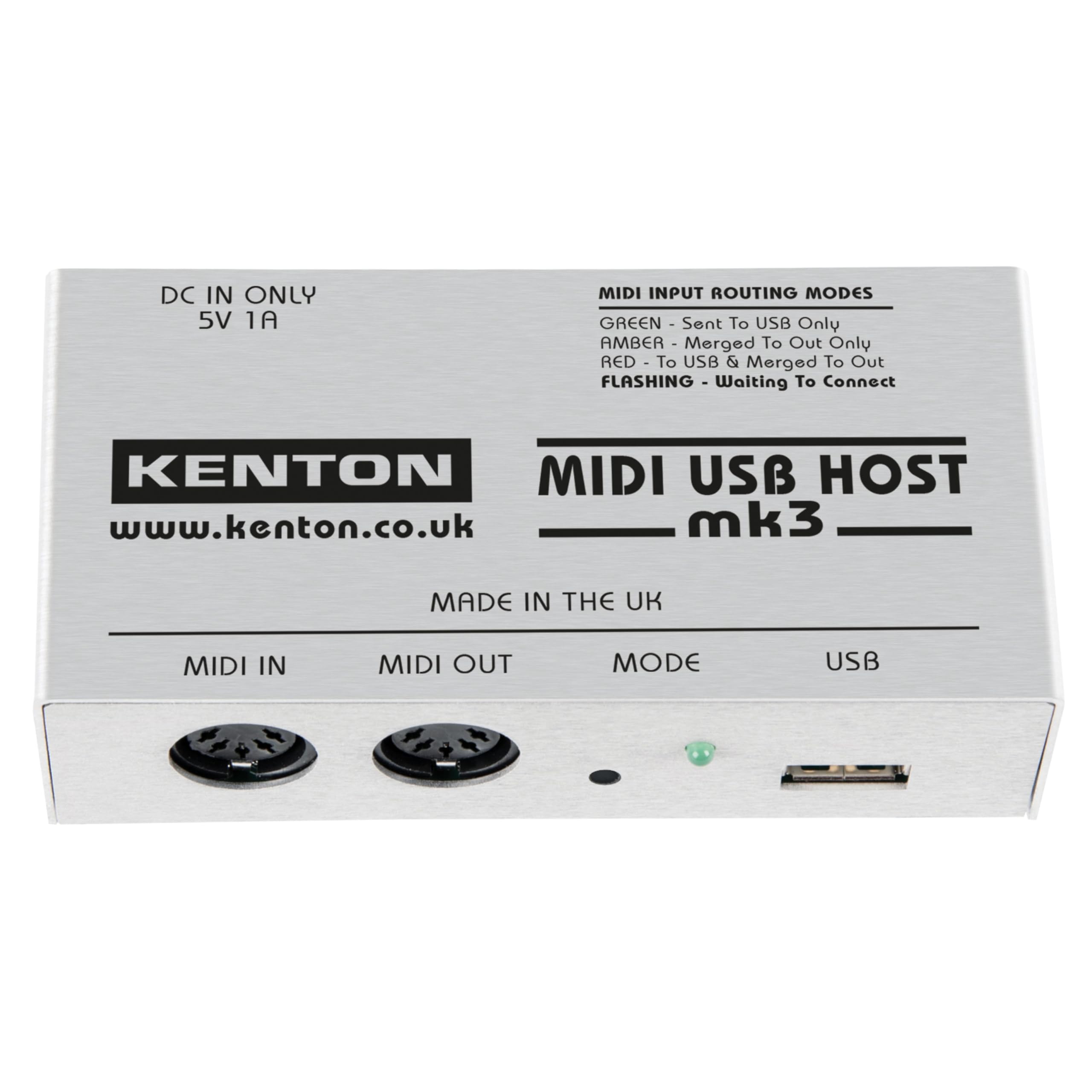 Kenton MIDI USB Host Mk3 USB Host to MIDI Converter : Amazon.ca