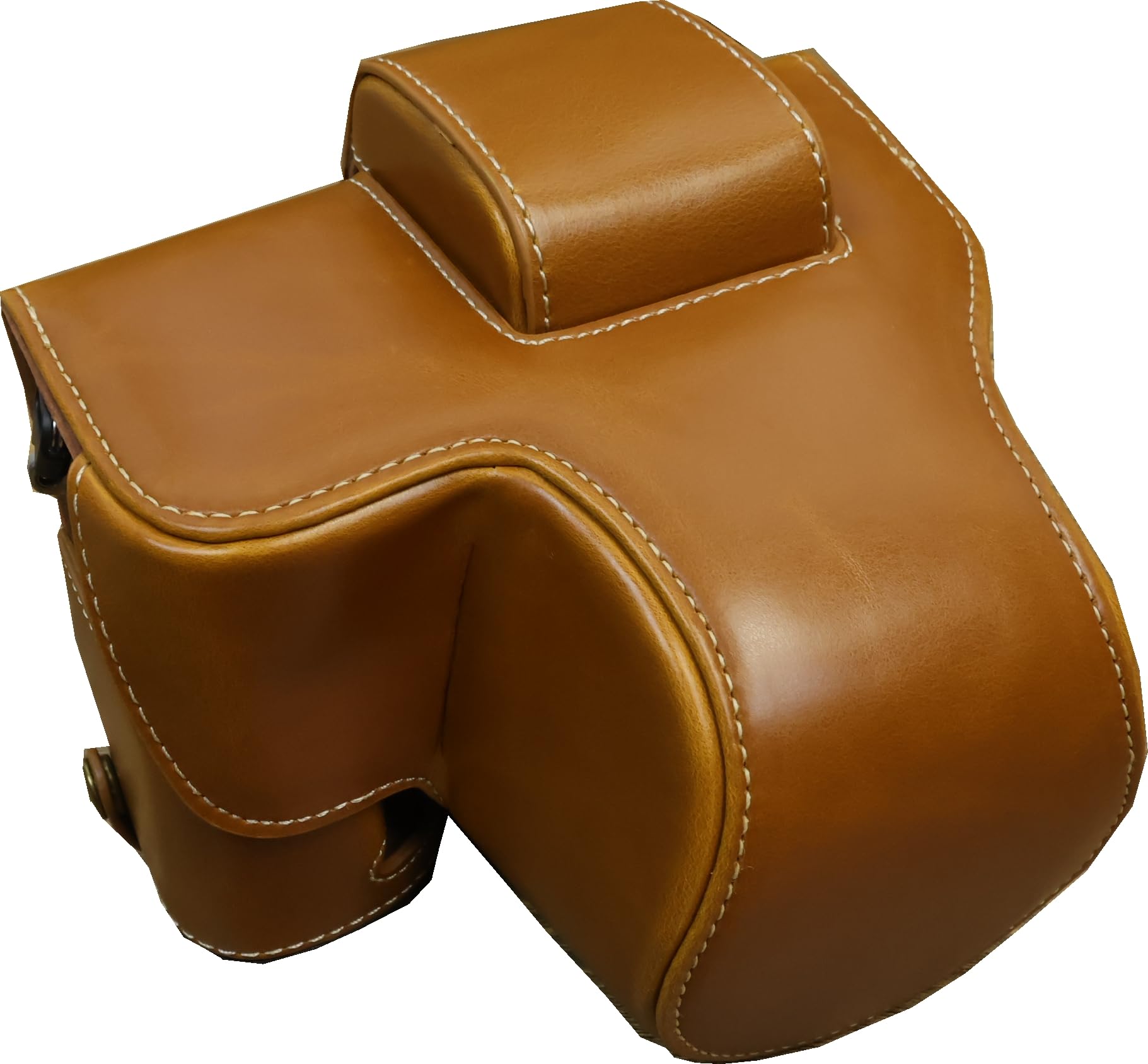 BMAOLLONGB X-S20 Case, Handmade PU Leather FullBody Camera Case Bag Cover for Fujifilm X-S20 XS20 with 15-45mm 35mm lens Bottom Opening Version + Neck