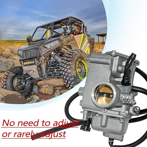 Miniatura 6 de Carburador para Honda Big Red 250 ATC250ES 1985 1986 1987 Carb Assy con válvula de cierre de tanque de combustible Petcock