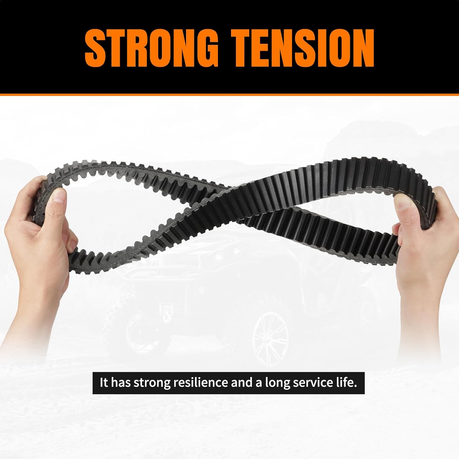 LKV ATV UTV Carbon Drive Belt Compatible with Can-Am Outlander Maverick Commander Renegade 1000 850 800 650 570 500,Replaces for 422280360 715000302 715900030 715900212 422280364