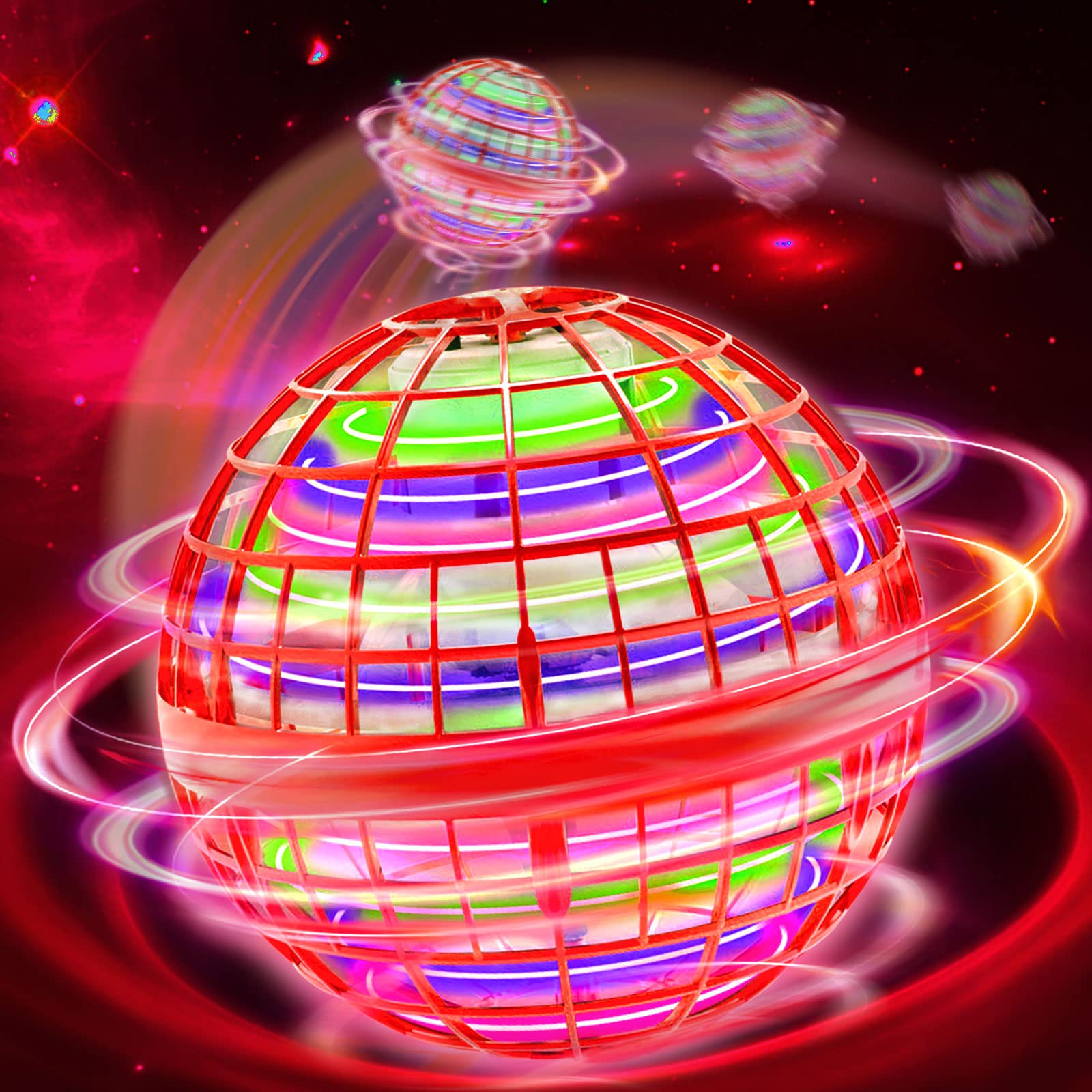 Flying Orb Hover Pro Toy Hand Controlled Floating Ball Rgb