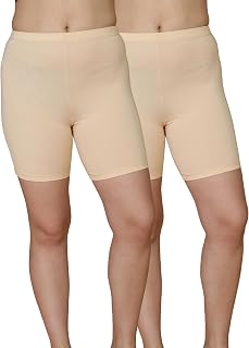 GLAMORAS Women & Girls Bamboo Spandex Moisture Wicking Anti-Bacterial Anti Odour Stretchable High Waist High Coverage Shor... Price In India