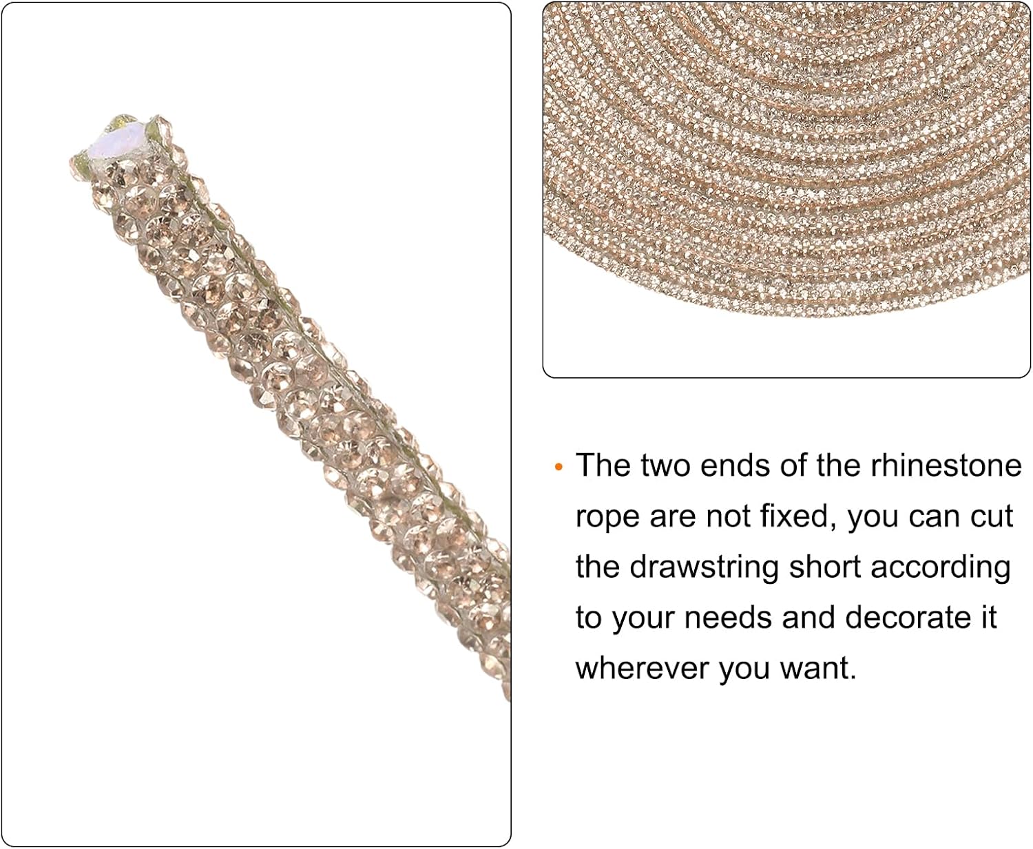 MECCANIXITY Rhinestone Glitter Shoelaces Crystal Bling Shiny Round Shoe Drawstring Rope String Cords Charm for Sneakers