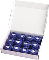 Vista 44 de Rhapsody Hilo de algodón perla tamaño 8 hilo de ganchillo Perle 12 bolas Set tejido a mano, bordado, sashiko, punto de cruz, costura, punto