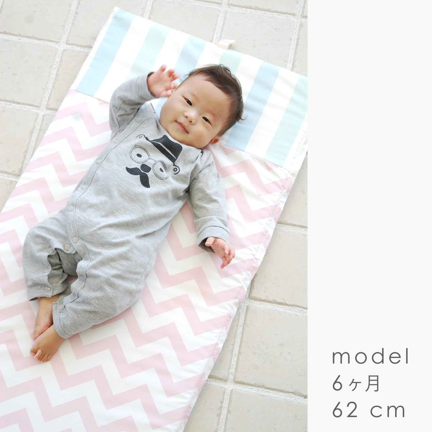 Amazon サンデシカ コンパクトになる お昼寝マット メモリアルスター 日本製 1338 9999 51 お昼寝布団 ベビー マタニティ 通販