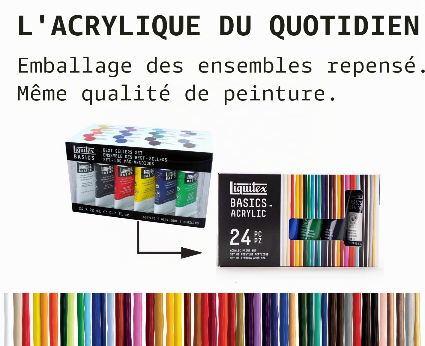 Liquitex Acrylique Basics Set 24X22ml