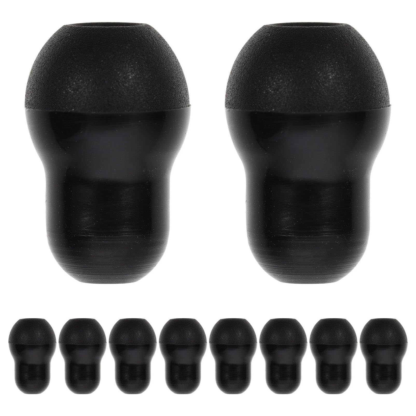 GLEAVI Stethoscope Ear Tips 10 Pieces Silicone Gauges for Ears Ear Tips Replacement Snap Tight Soft- Sealing Ear- Tips Ear Tips Earbuds Stethoscope Button Earplugs Spare Parts Earphone-image-15