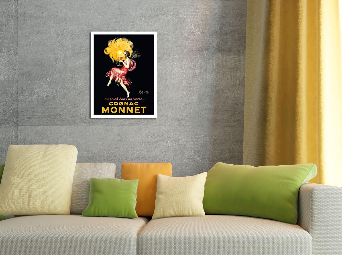 Cognac Monnet | Leonetto Cappiello | 1927 | Vintage Ads | Wall Art Print Vintage Poster