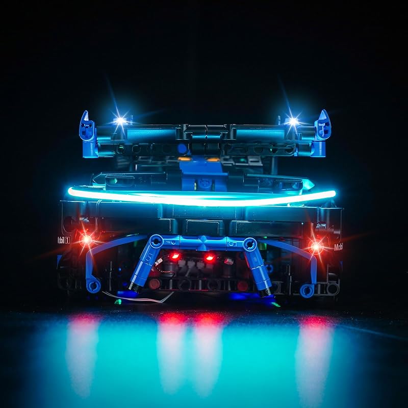 BrickBling LED Világítás Készlet Lego 42176 Porsche GT4 e-Performance Versenyautóhoz - Távirányítható Fényszett Építőjátékhoz 15+ Éveseknek