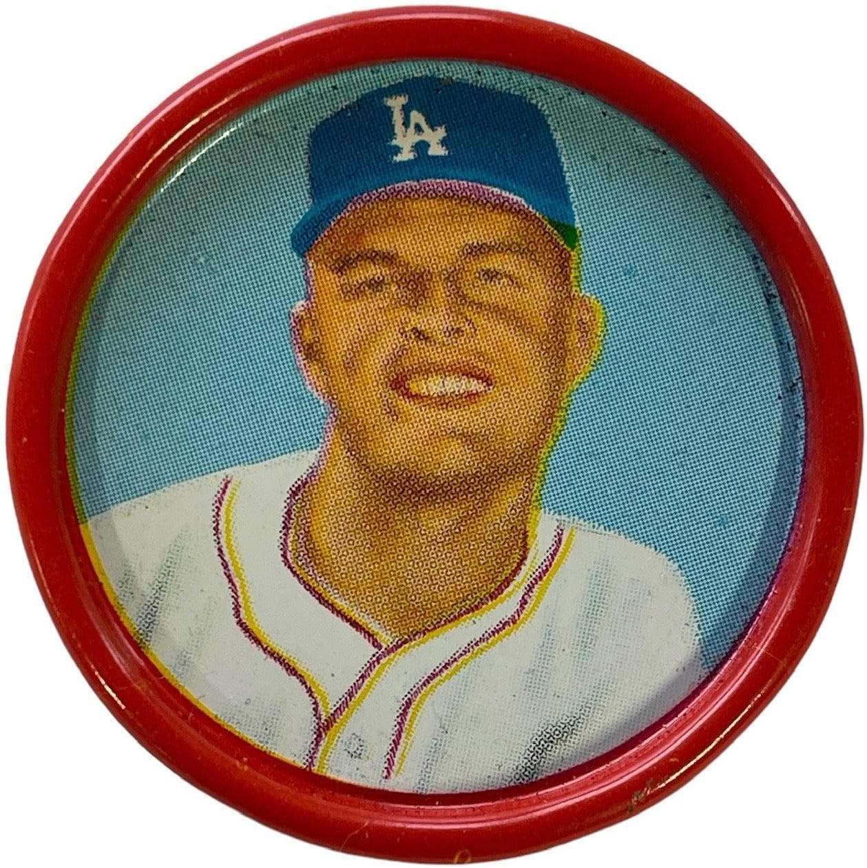 1962 Salada Junket Tea Baseball Coin #1 Don Drysdale Los Angeles Dodgers - MLB Photomints and Coins