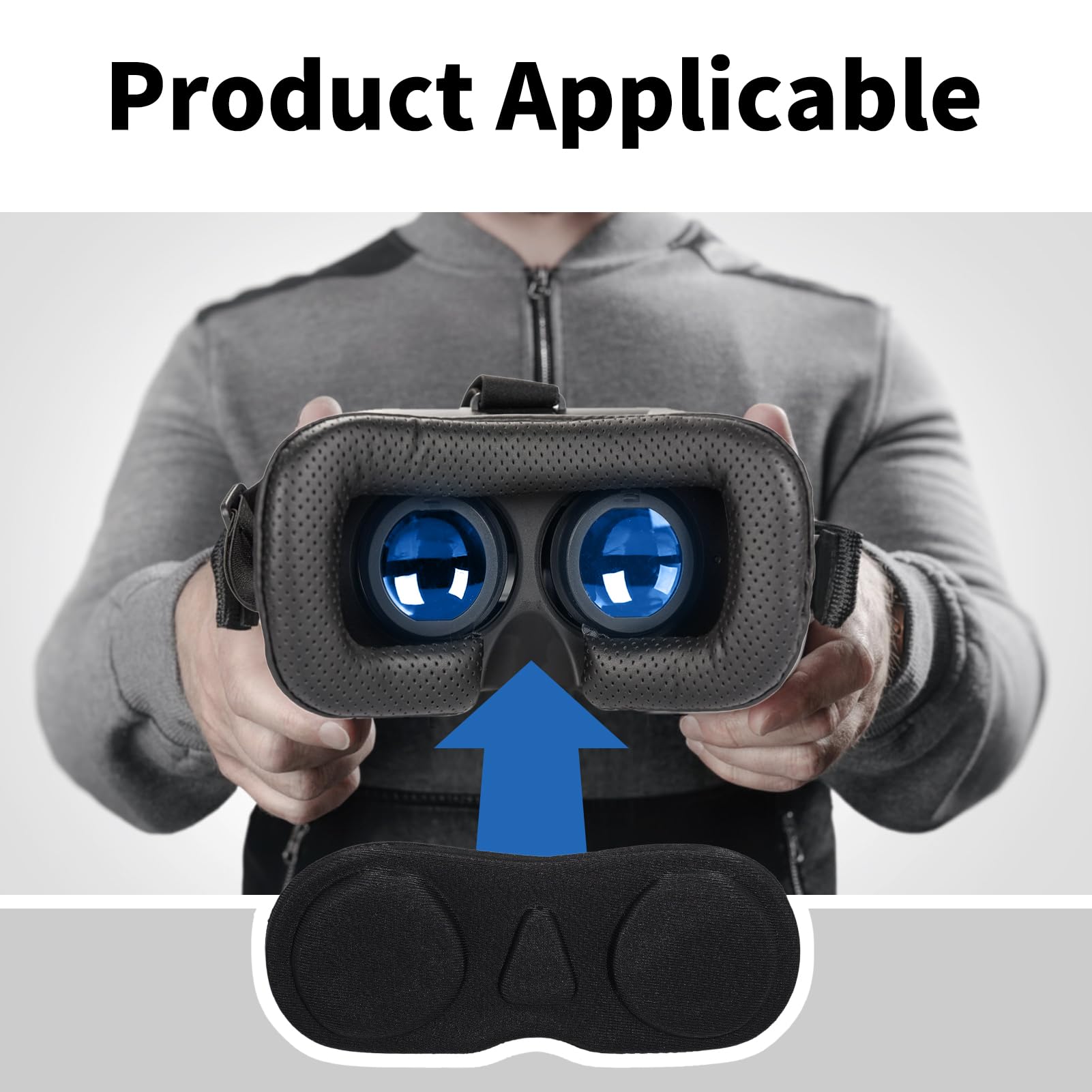 2 unidades de protección de objetivo VR compatible con Meta Quest 3S, Quest 3, Quest 2, Oculus RiftS, Valve Index, PICO, espuma premium, protección contra polvo y arañazos VR Lens Cover