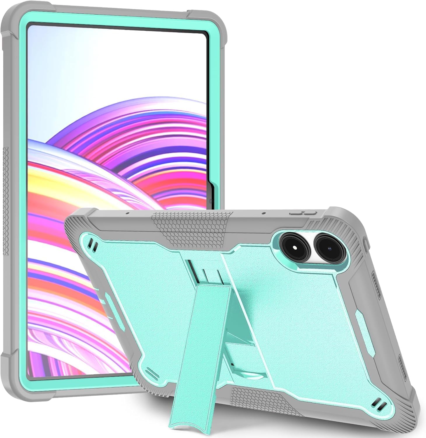 ProElite Cover for Redmi Pad Pro 12.1 inch Case, Rugged Shockproof Heavy Duty Back Case Cover for Redmi Pad Pro 12.1 inch, Mint Grey (B0DGT958PP) Amazon Price History, Amazon Price Tracker
