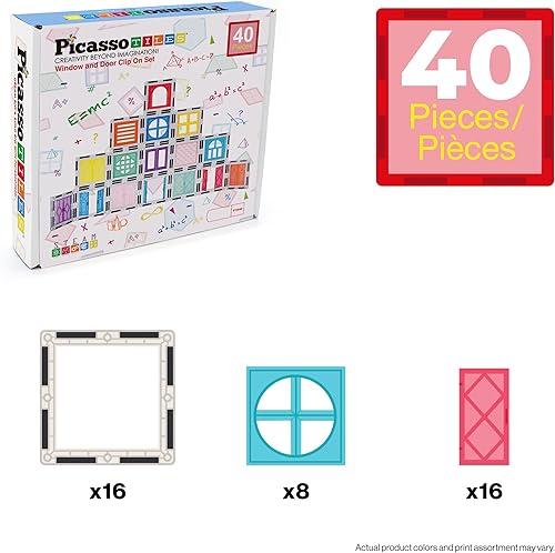 Vista 20 de PicassoTiles Juego de cohetes que cambian de color activado por rayos UV, kit de juguete de construcción magnética, juego de aprendizaje STEM