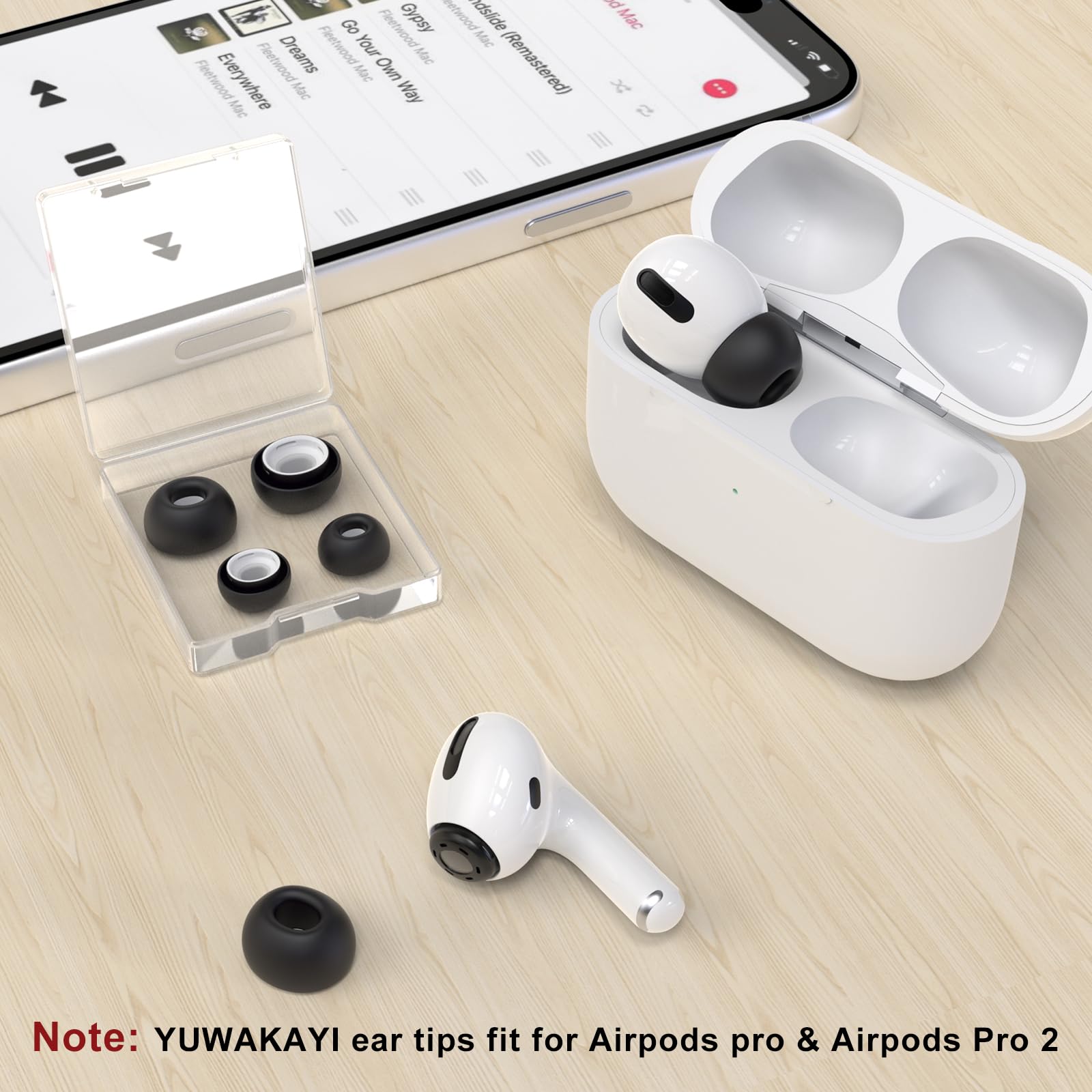 Amazon | YUWAKAYI イヤーピース AirPods Pro 第2/1世代対応 シリコン