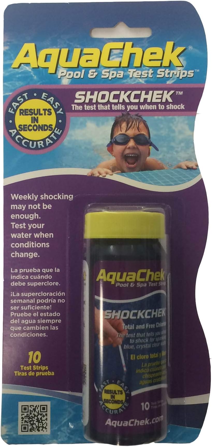 AquaChek2254AMZ ShockChek Pool & Spa Test Strips