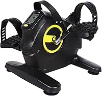 Vista 1 de Hausse Portable Leg Exerciser, Pedal Exerciser for Legs and Arms, Black Under Desk Mini Exercise Peddler Sitting for Seniors, Pedals Exerciser with