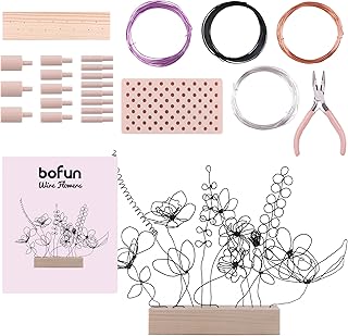 26 Metal Flower Wall Decor Ideas That Bloom Indoors 52 BoFUN DIY Wire Flower Craft Kit for Adults- Create Metal Floral Bouquets...