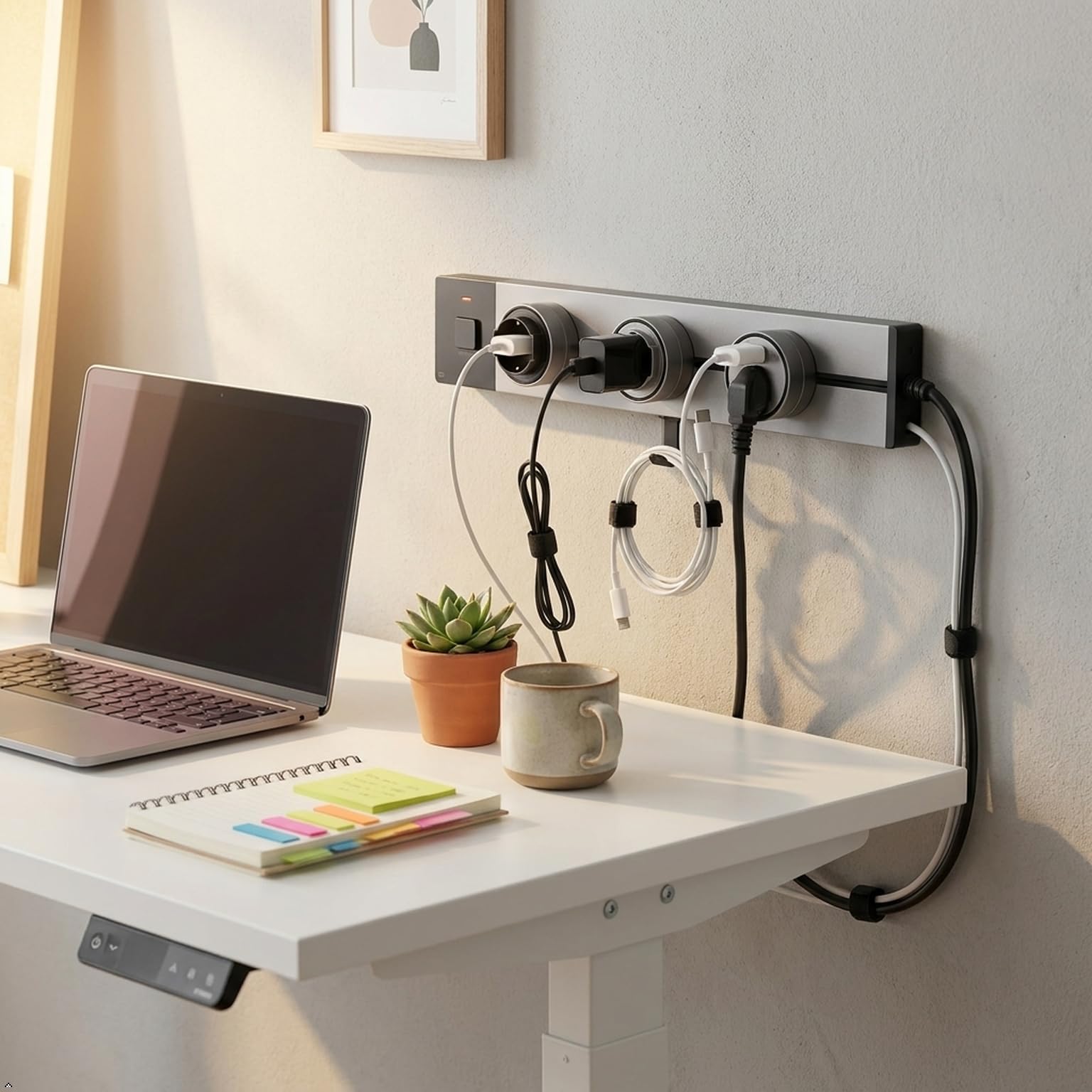 gloca Presa a Binario da Parete 25A 110-240V 6250W | Multi Presa Elettrica Scorrevoli con 2 Schuko e 1 USB-A+C 12W | Binario Modulare Cucina Ufficio (Grigio Metallizzato, 50 cm)