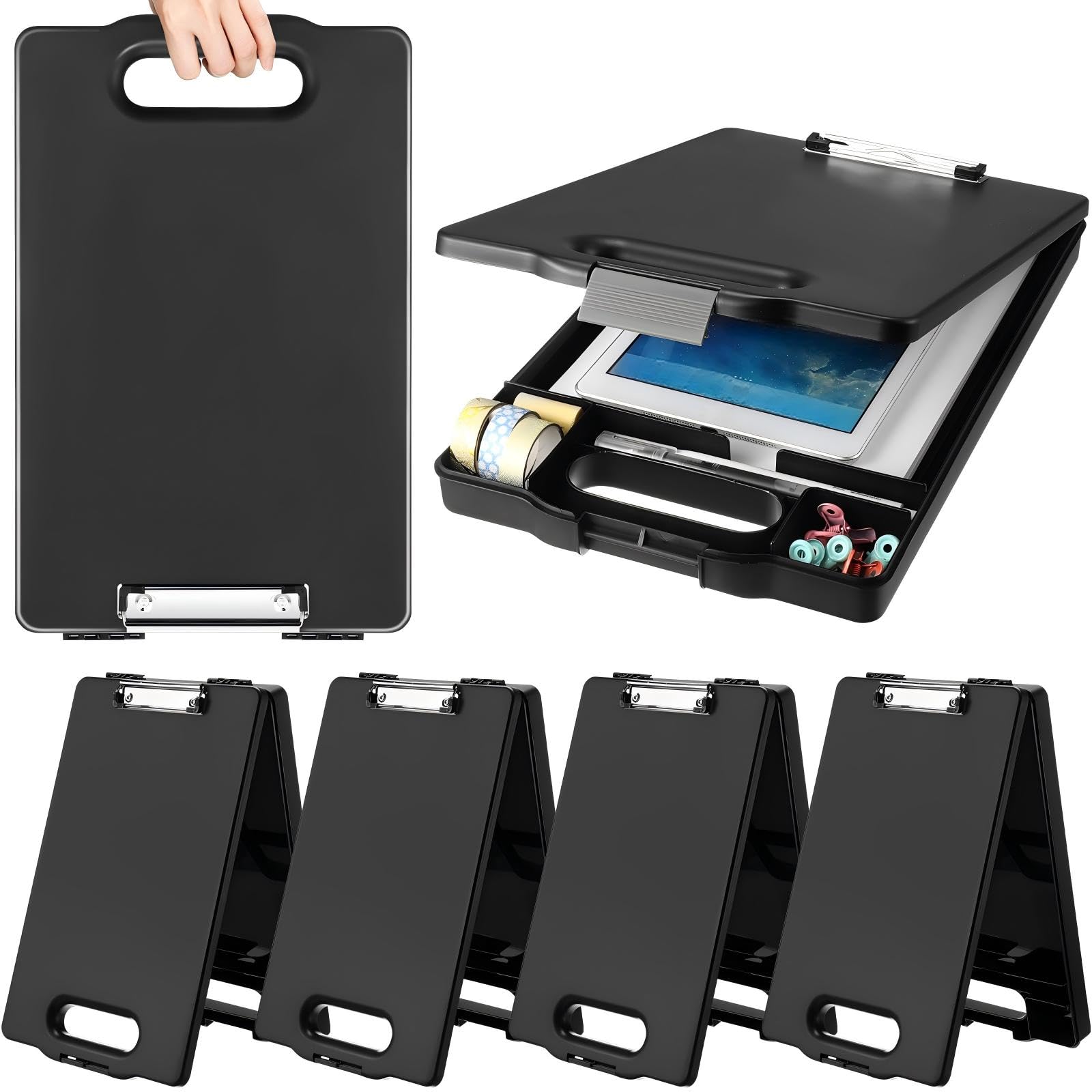 Amazon.com: Fainne 6 Pcs Heavy Duty Clipboard with Storage and