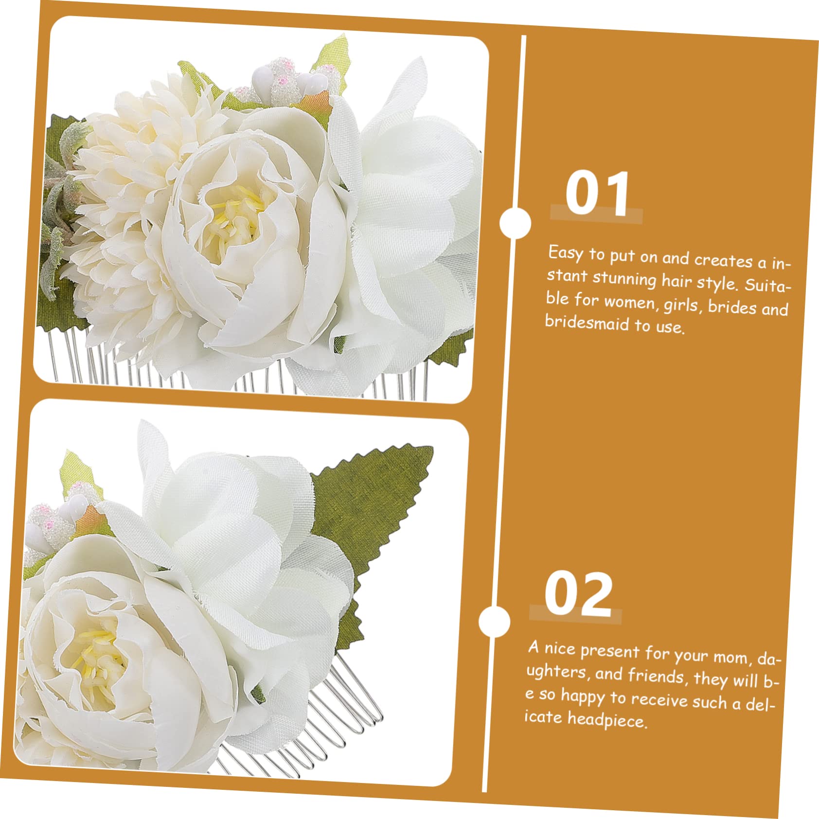 Beavorty 15stücke Teiliges Braut Haarschmuck Mit Floralen Haaraccessoires Haarspangen Für Bräute Und Brautjungfern Für Hochzeiten Und Besondere Anlässe