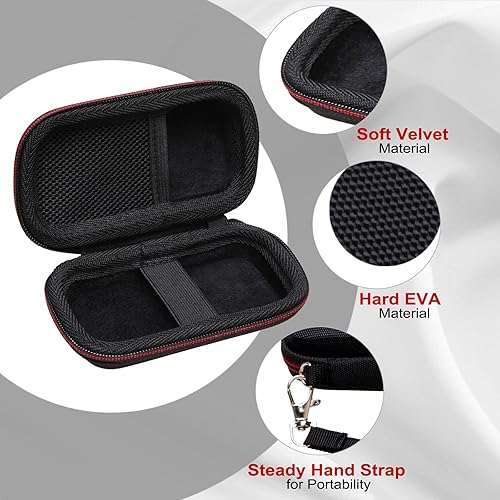 Miniatura 3 de LTGEM - Funda rígida para grabadora de voz digital activada por voz, bolsa de almacenamiento protectora de viaje (interior 4.1 x 2.1 x 1.2 pulgadas,