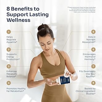 THEDA GLP-1 Supplement Weight Loss for Women and Men - Clinically Studied Metabolism Booster, Expert Formulated and Patented to Support GLP1 Production Naturally (30 Day Supply, 60 Capsules)