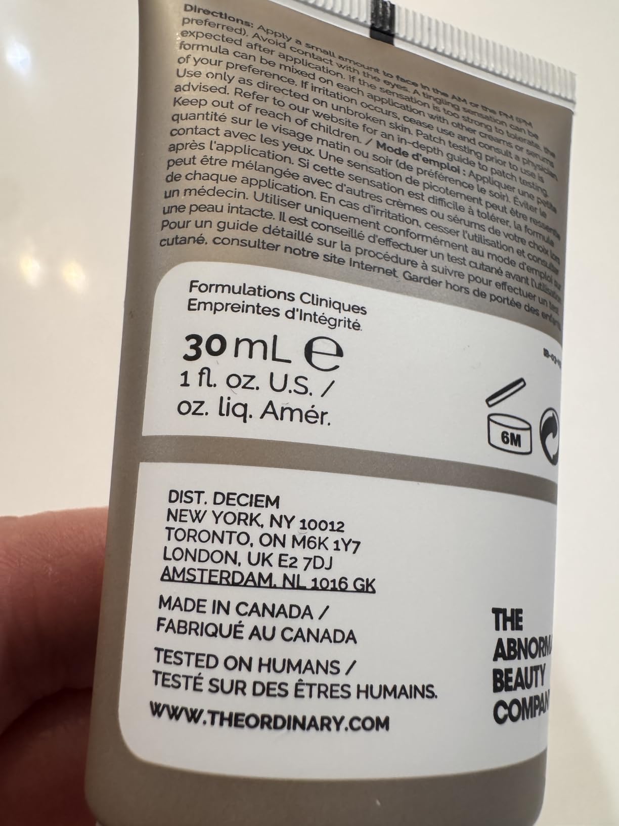 DECIEM The Ordinary Vitamin C Suspension 23% + Hyaluronic Acid Spheres 2%, Serum with Pure L-Ascorbic Acid