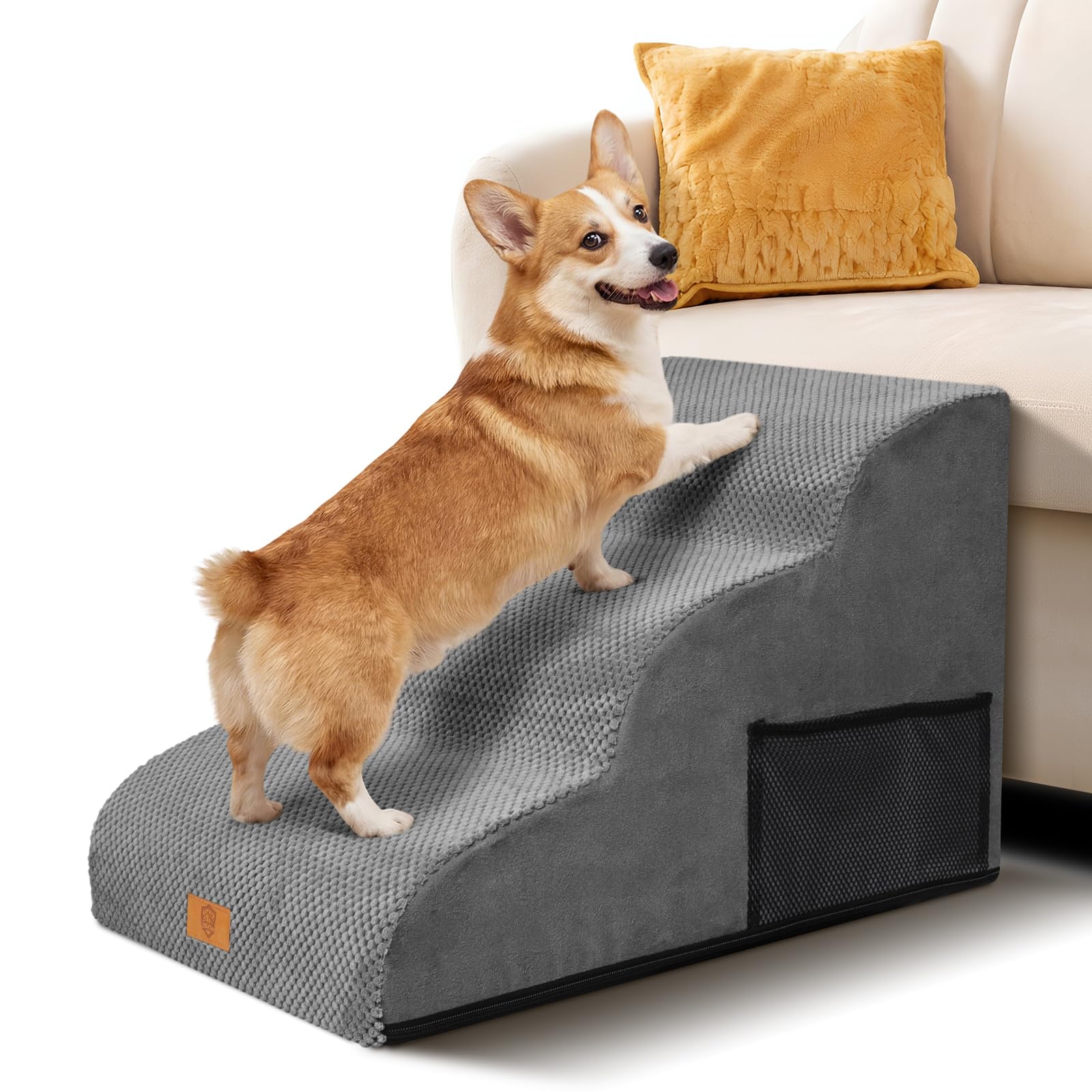 Escalier pour chiens et chats mousse Masthome pour animaux âgés ou blessés