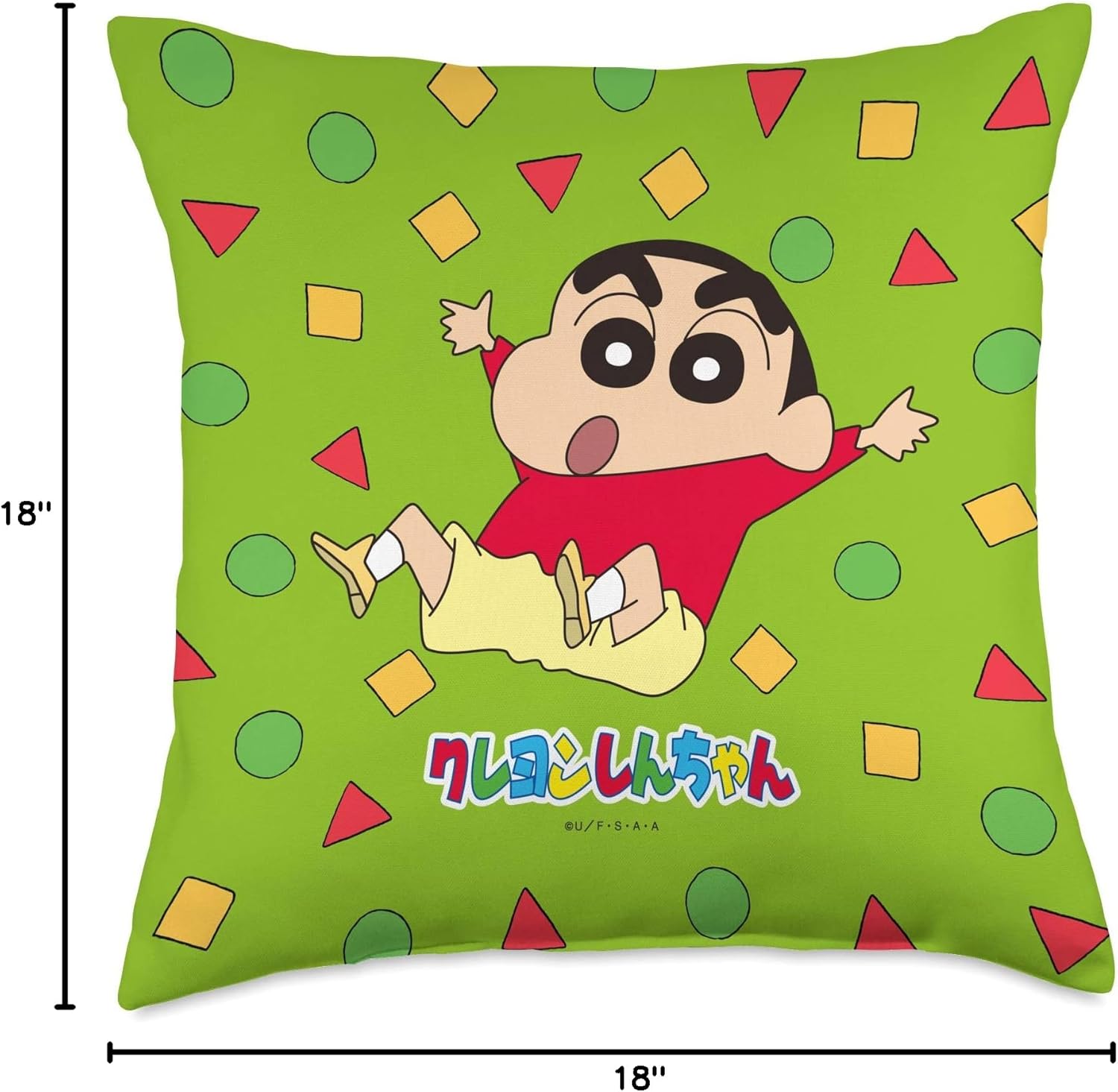 Crayon Shin-chan Banzai! Shin-chan Throw Pillow
