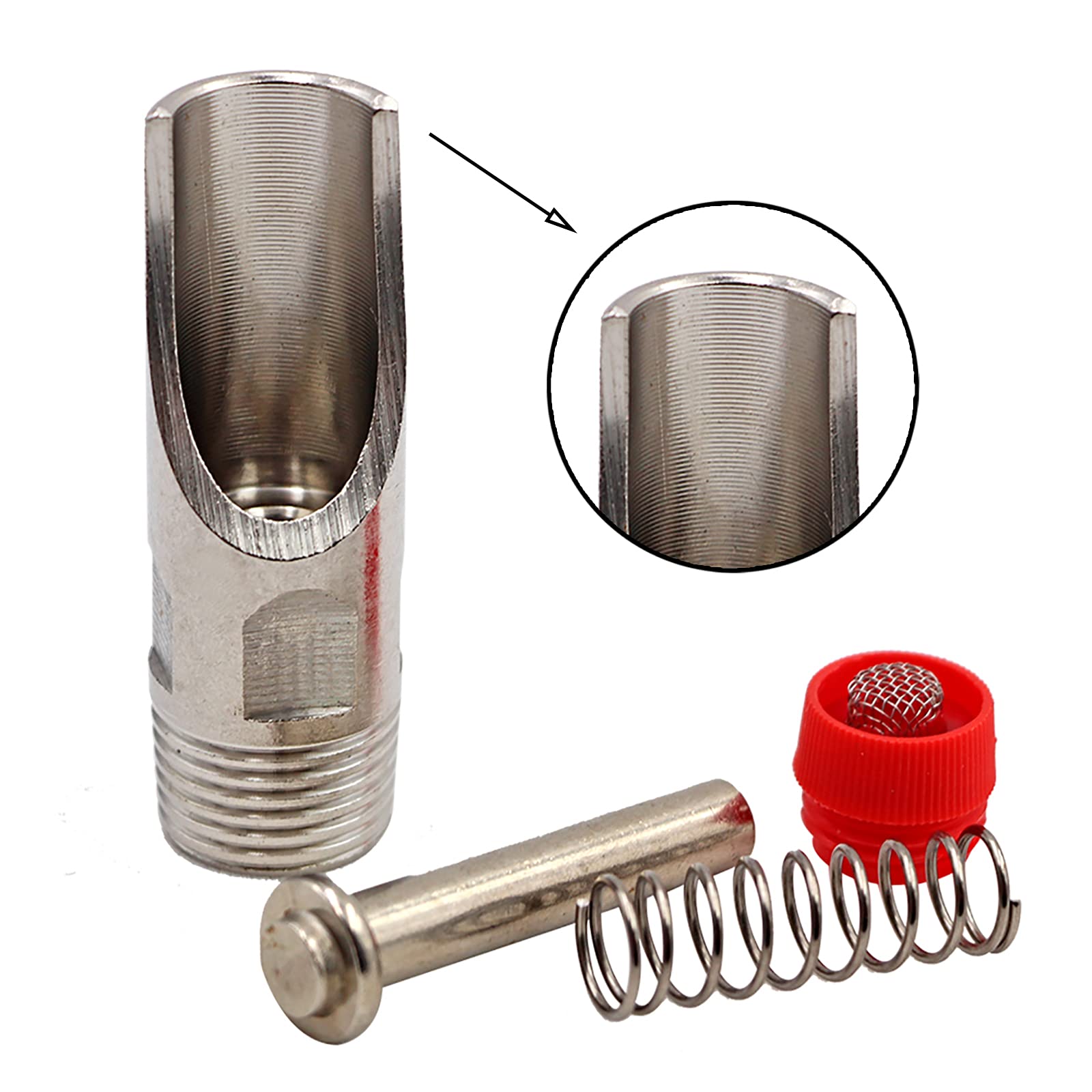 Automatische Schweine-Nippeltränker Set – 5 Stück Edelstahl, Mit Anschlüssen, Für Schweine & Ziegen
