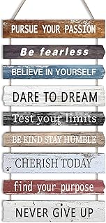 Joyhawk Motivational Wall Art Decor with Positive Quotes, Inspirational ...