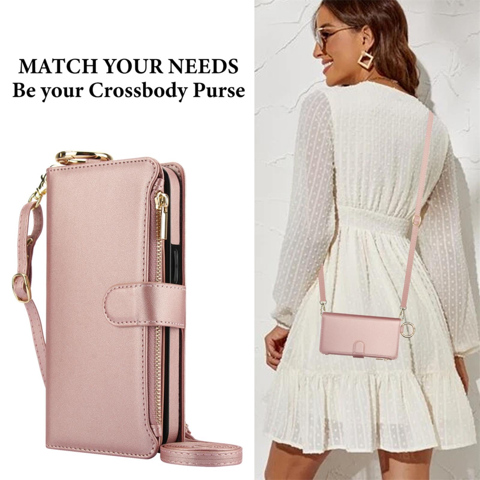 Do etui na telefon Galaxy A16 Crossbody Wallet (do Galaxy A16/ciemnofioletowy)