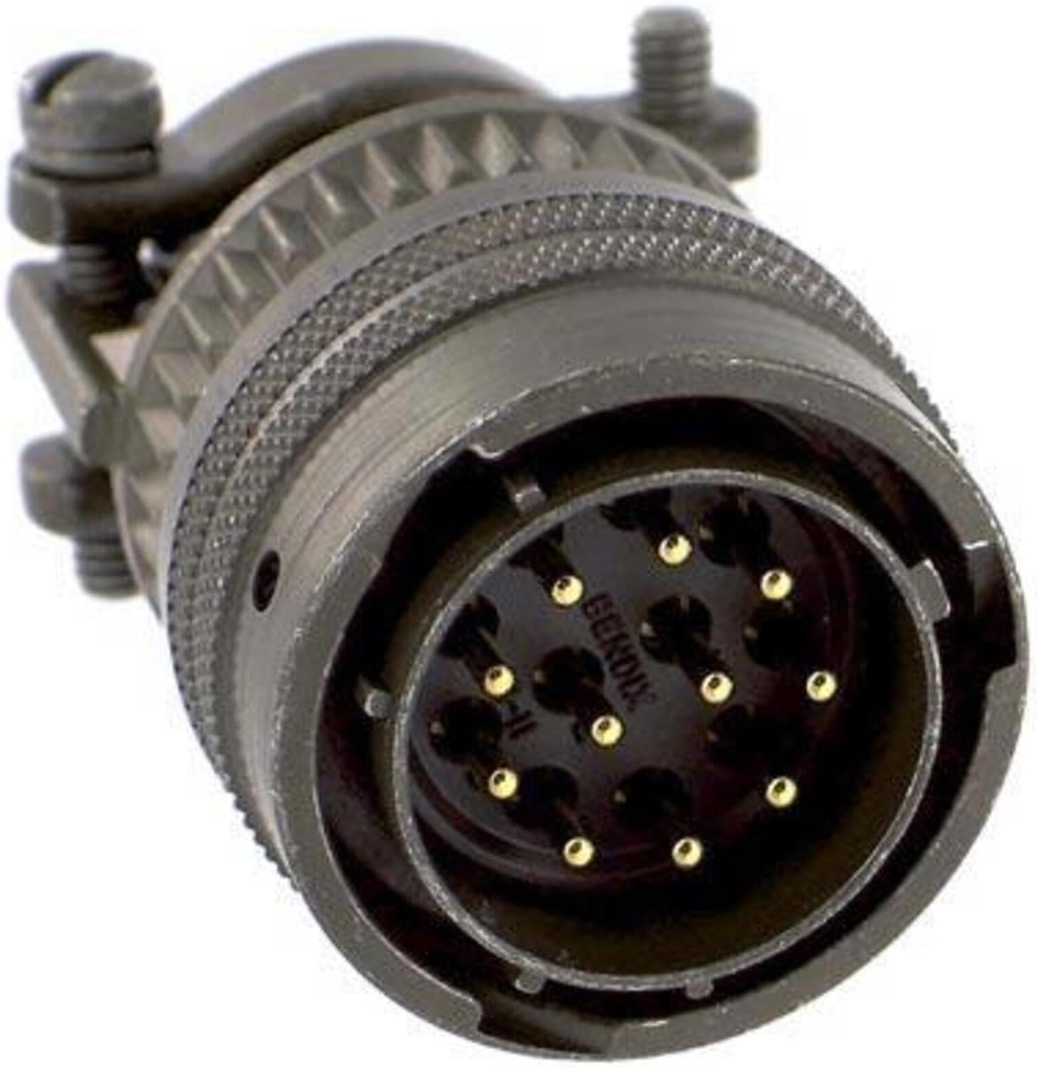 Amphenol Industrial Circular Connector Plug, Size 12, 3 Position, Cable - MS3116F12-3P