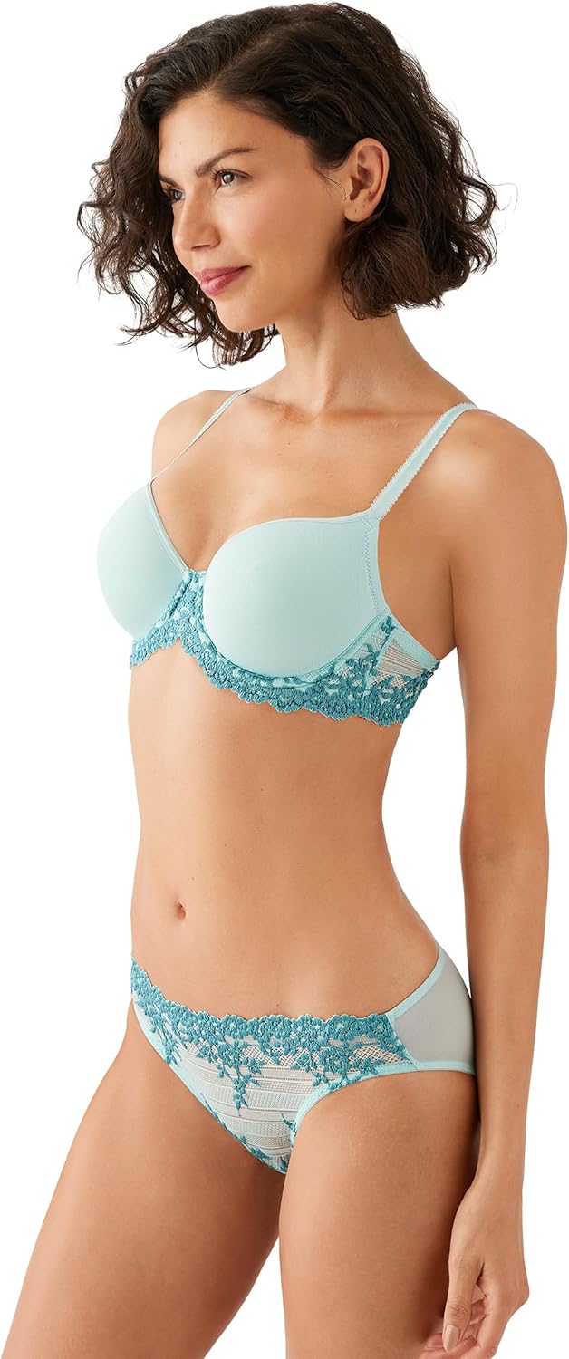 Wacoal Womens Embrace Lace Lightly Padded Underwire Mid Coverage T-Shirt Bra, 853191 - Image 4