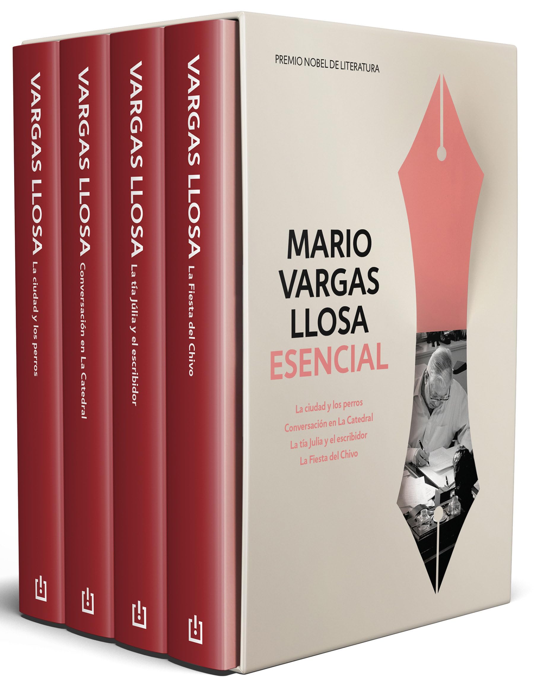 Estuche Mario Vargas Llosa esencial: contiene: Conversación en La Catedral | La Fiesta del Chivo | La ciudad y los perros | La tía Julia y el escribidor (Contemporánea | Narrativa)