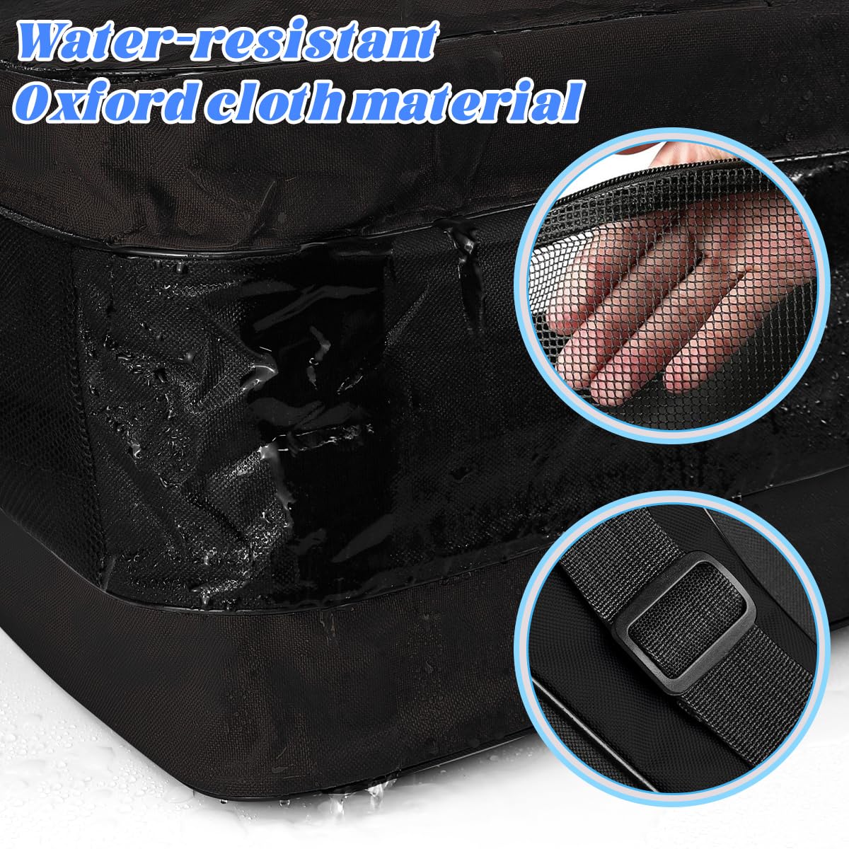 Borsa per Pattini a Rotelle, Borsa Pattini in Linea con Tracolla Regolabile Borsa da pattinaggio a rotelle Borsa Pattini a Rotelle Impermeabile Borsa per Pattini da Ghiaccio Traspirante (Nero)