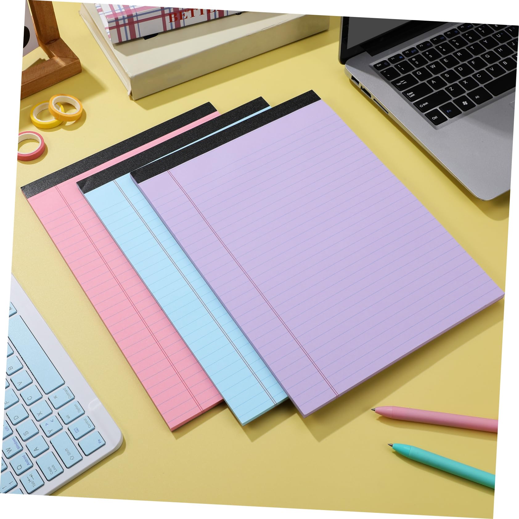 EXCEART 6pièces Cahiers à Spirale Blocs-notes Lignés Blocs-notes Pour Liste De Courses Pages Détachables Fournitures Scolaires