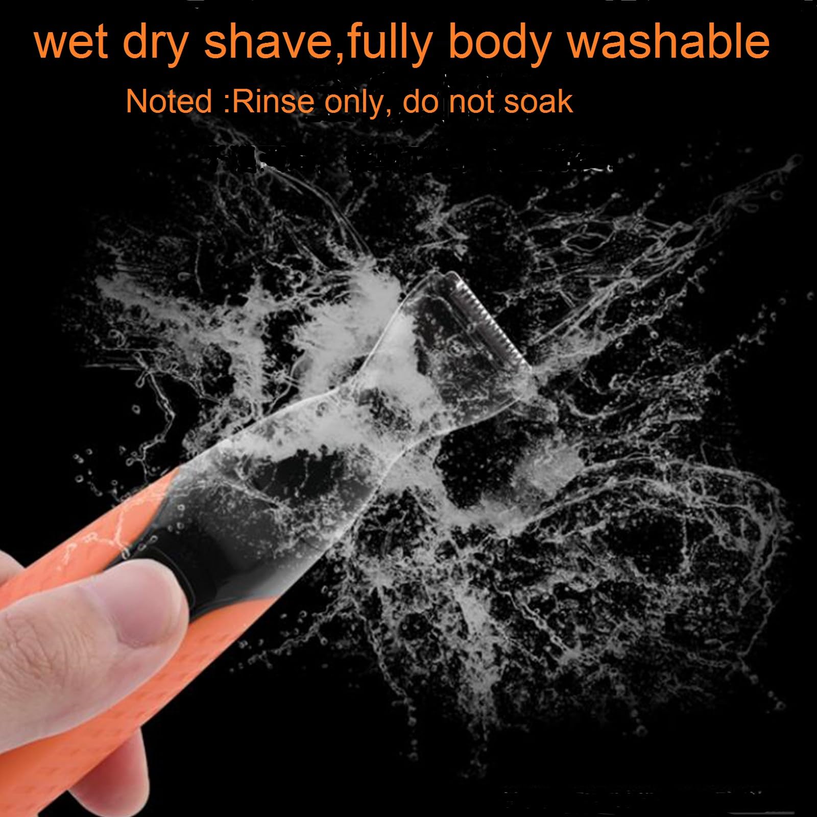 Rasoio pubico da uomo,Clipper intimo maschile,Rasoio inguinale asciutto bagnato,Rimozione dei capelli del corpo elettrico,Rasoio stile barba e baffi,Mini rasoio portatile testa calva,Kit per