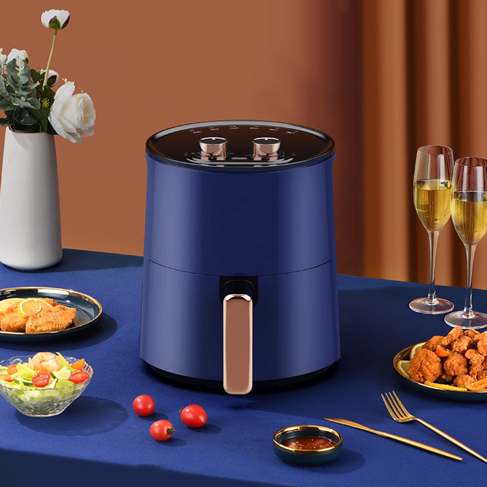 Amazon.co.jp: フライヤー 家庭用空気多機能インテリジェント電気1300W