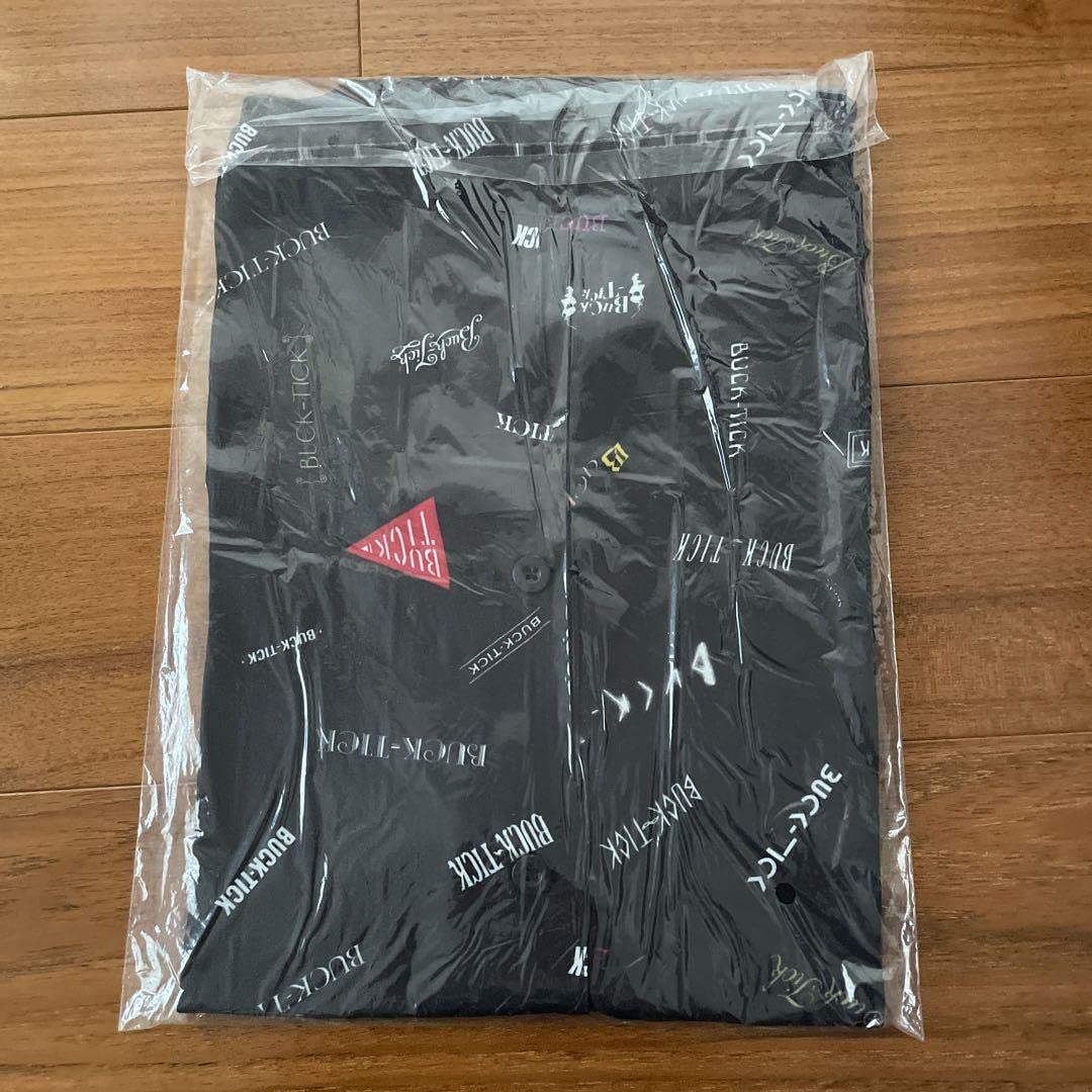 BUCK-TICK 歴代ロゴ柄アロハ開襟シャツ　Ｌサイズ BUCK-TICK 歴代ロゴ柄アロハ開襟シャツ Lサイズ