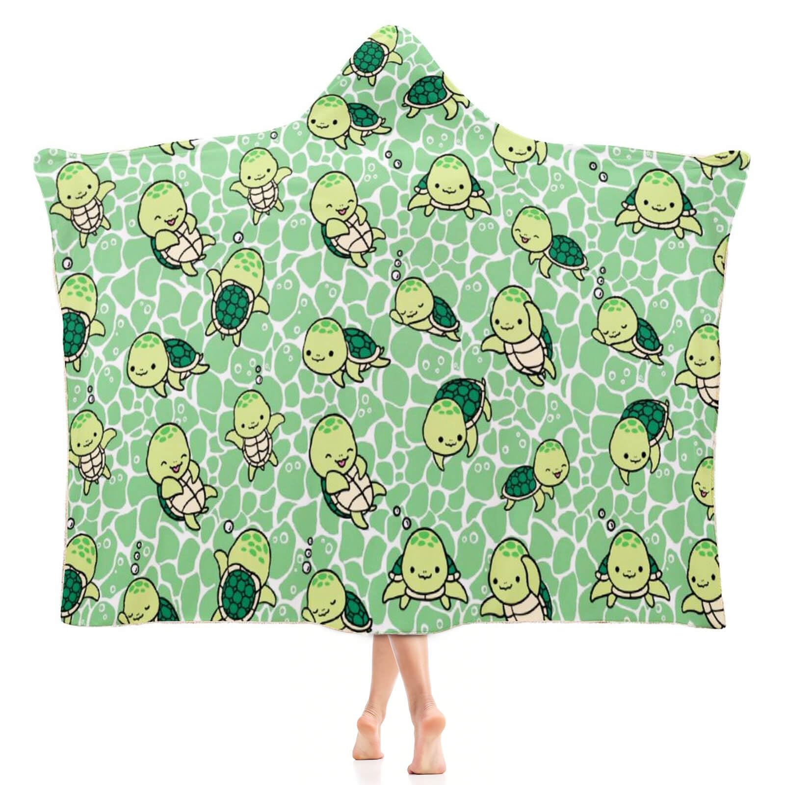 Turtle Hooded Blanket, 60