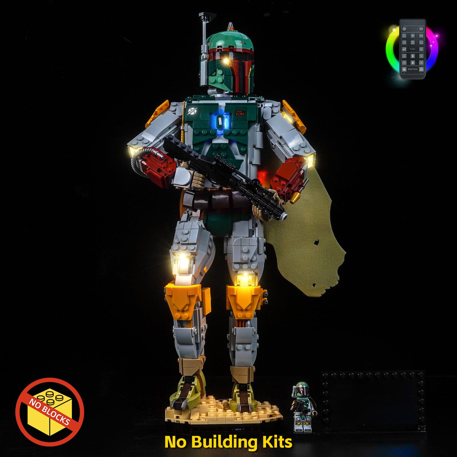 BrickBling Pilot zdalnego sterowania zestaw oświetleniowy kompatybilny z