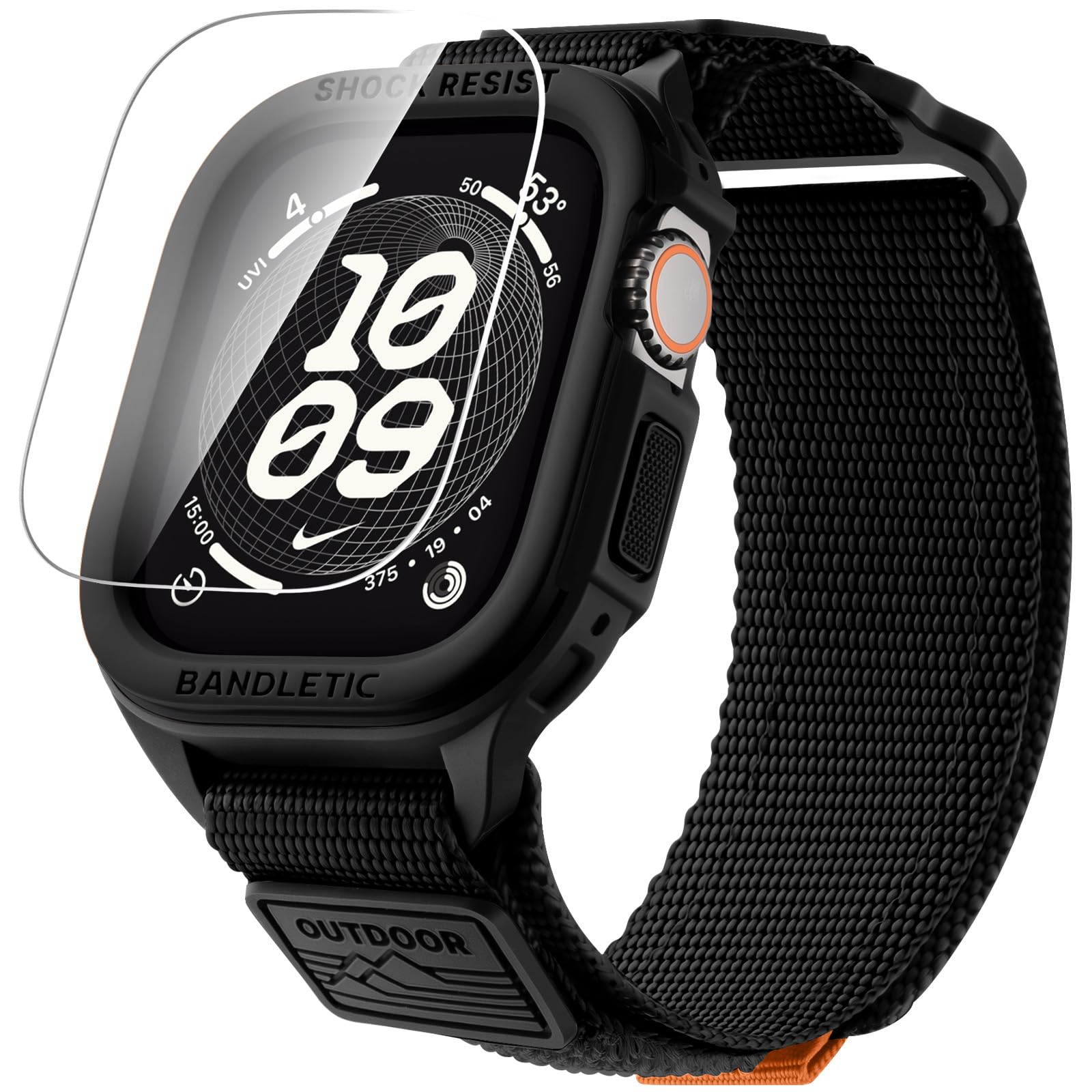 Bandletic Bands Compatible with Apple Watch Ultra 49mm Screen Protector