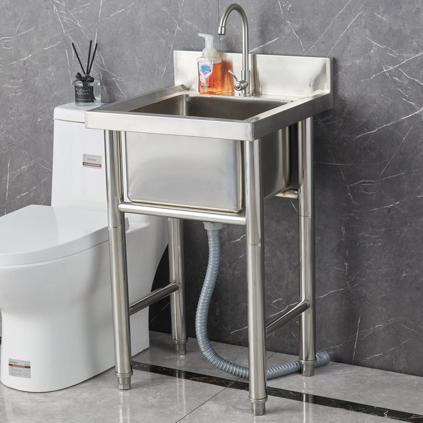 Évier de cuisine commercial pour résoudre le manque d'espace de lavage grand bac