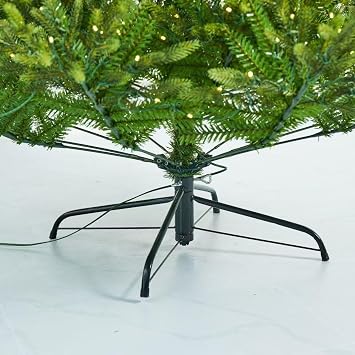 40cm Christmas Tree Stand for Artificial Trees, Metal Xmas Tree Stand Folding Christmas Tree Holder Base for 4 Foot Tree, Green Replacement Christmas Tree Legs Christmas Decoration Accessories