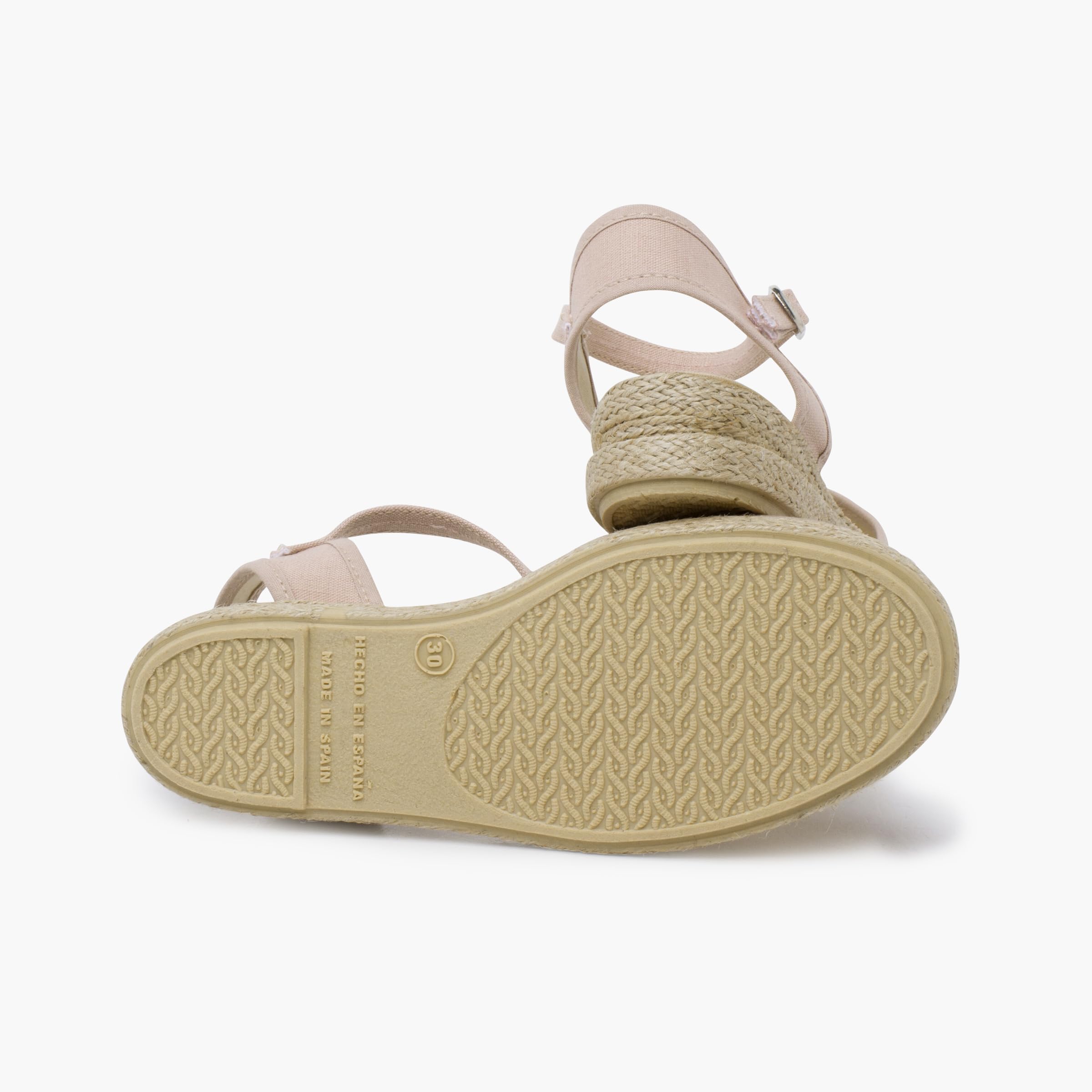 Pisamonas Keilabsatz-Espadrilles Aus Feinem Leinen