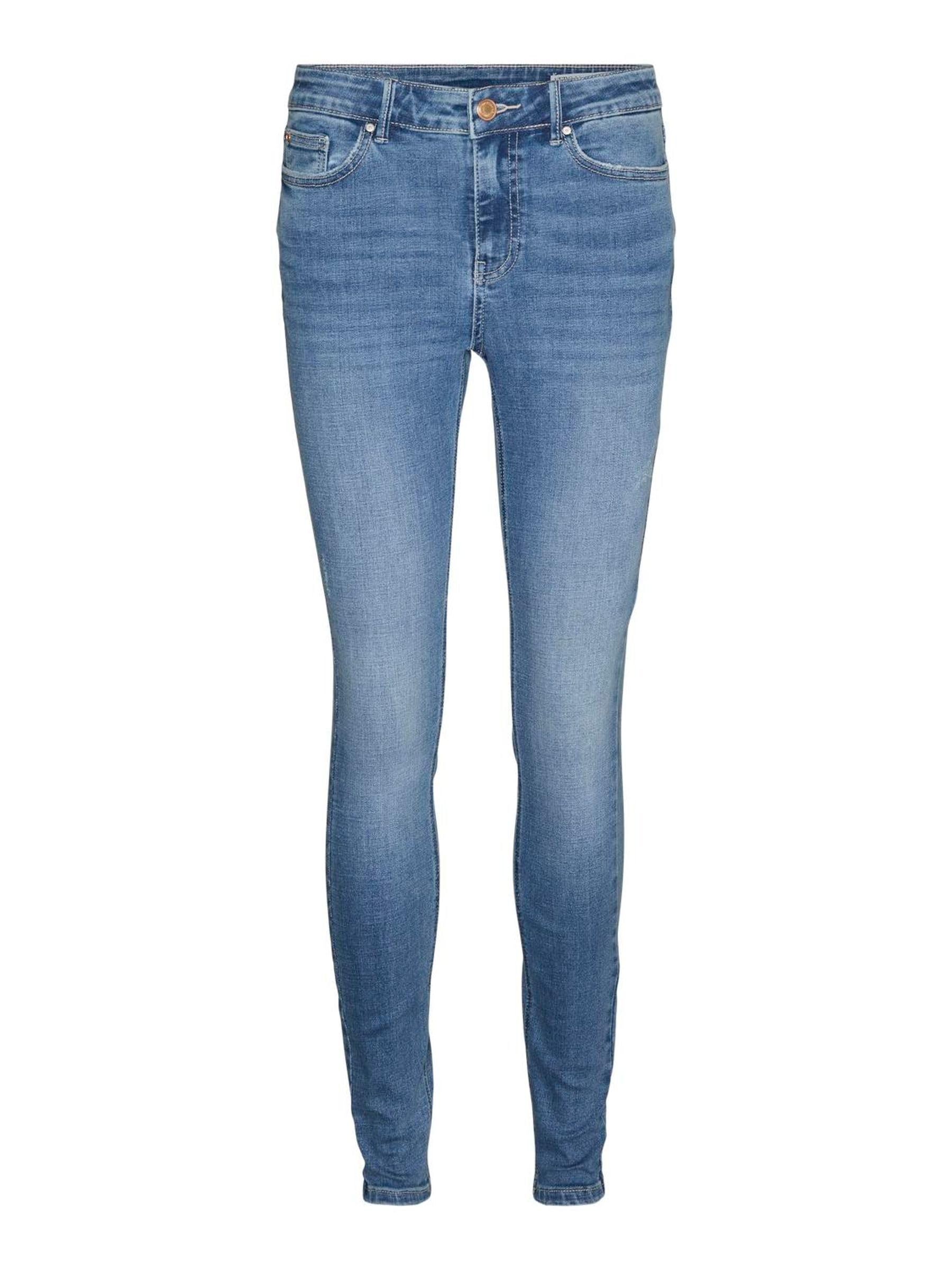 VERO MODA Female Skinny Jeans VMCFLASH Mid Rise Skinny Fit Jeans